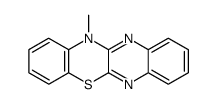 12-methyl-12H-quinoxalino[2,3-b][1,4]benzothiazine结构式