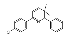 6-(4-chlorophenyl)-3,3-dimethyl-2-phenyl-2H-pyridine Structure