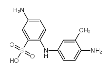 4,4'-diamino-3'-methyldiphenylamine-2-sulfonic acid结构式