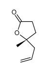 (5R)-5-methyl-5-prop-2-enyloxolan-2-one结构式