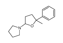 1-(5-methyl-5-phenyloxolan-2-yl)pyrrolidine结构式