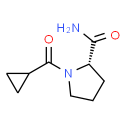 2-Pyrrolidinecarboxamide,1-(cyclopropylcarbonyl)-,(S)-(9CI) structure