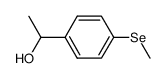 (RS)-1-(4-(methylselanyl)phenyl)ethanol Structure
