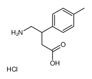 [3-carboxy-2-(4-methylphenyl)propyl]azanium,chloride Structure