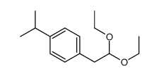 1-(2,2-diethoxyethyl)-4-(isopropyl)benzene structure