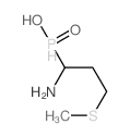 Phosphinic acid,P-[1-amino-3-(methylthio)propyl]-结构式