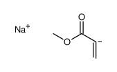 2-Propenoic acid, methyl ester, homopolymer, hydrolyzed, sodium salt结构式