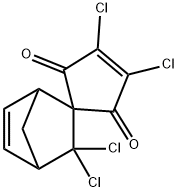 3,3,3',4'-Tetrachlorobicyclo[2,2,1]-pent-5-en-2-cpyro-1'-cyclopnet-3-en-2',5'-dione picture