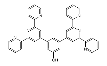 3,5-bis(2,6-dipyridin-2-ylpyridin-4-yl)phenol Structure