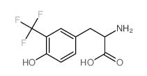 Tyrosine,3-(trifluoromethyl)- Structure
