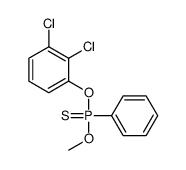 (2,3-dichlorophenoxy)-methoxy-phenyl-sulfanylidene-λ5-phosphane结构式