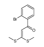 1-(2-BROMO-PHENYL)-3,3-BIS-METHYLSULFANYL-PROPENONE structure