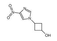 3-(4-nitroimidazol-1-yl)cyclobutan-1-ol Structure