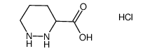 (+/-) hexahydropyridazine-3-carboxylic acid hydrochloride Structure
