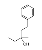 3-Methyl-1-phenyl-3-pentanol Structure