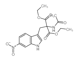 diethyl 2-acetamido-2-[(6-nitro-1H-indol-3-yl)methyl]propanedioate picture
