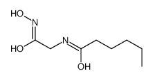 N-[2-(hydroxyamino)-2-oxoethyl]hexanamide Structure