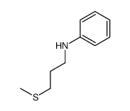 N-(3-methylsulfanylpropyl)aniline结构式