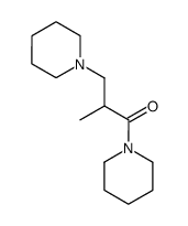 1-(β-piperidino-isobutyryl)-piperidine结构式