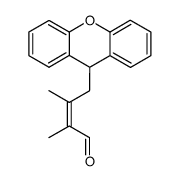 (Z)-2,3-Dimethyl-4-(9'-xanthenyl)-2-butenal结构式