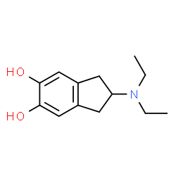 1H-Indene-5,6-diol, 2-(diethylamino)-2,3-dihydro- (9CI)结构式