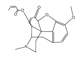 [(4R,4aS,7aR,12bS)-9-methoxy-3-methyl-7-oxo-2,4,7a,13-tetrahydro-1H-4,12-methanobenzofuro[3,2-e]isoquinoline-4a-yl] (E)-but-2-enoate结构式