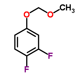 1,2-Difluoro-4-methoxymethoxy-benzene结构式