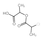 2-(2-chloropropanoyloxy)propanoic acid Structure