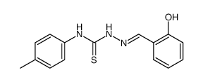 2-(2-hydroxybenzylidene)-N-(4'-tolyl)hydrazinecarbothioamide结构式