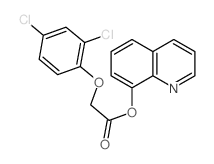 Acetic acid,2-(2,4-dichlorophenoxy)-, 8-quinolinyl ester picture