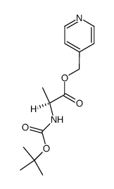 picolyl N-Boc-L-alaninate Structure