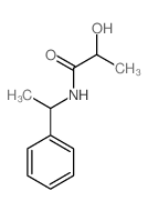 Propanamide,2-hydroxy-N-(1-phenylethyl)-, [S-(R*,R*)]- (9CI) Structure