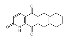 5a,6,7,8,9,10,11,11a-octahydro-1H-naphtho[2,3-g]quinoline-2,5,12-trione结构式
