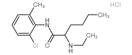 N-(2-chloro-6-methyl-phenyl)-2-ethylamino-hexanamide hydrochloride picture