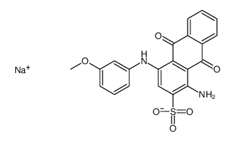 sodium 1-amino-9,10-dihydro-4-[(3-methoxyphenyl)amino]-9,10-dioxoanthracene-2-sulphonate picture