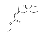 (Z)-3-(Dimethoxy-phosphoryloxy)-but-2-enoic acid ethyl ester结构式