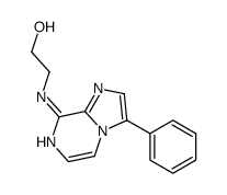 2-[(3-phenylimidazo[1,2-a]pyrazin-8-yl)amino]ethanol结构式