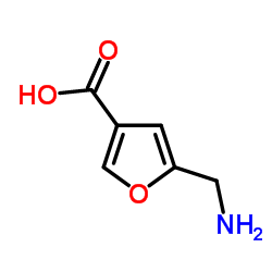 5-(Aminomethyl)-3-furoic acid结构式