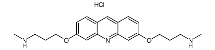 3,6-bis(3-methylaminopropoxy)acridine trihydrochloride Structure