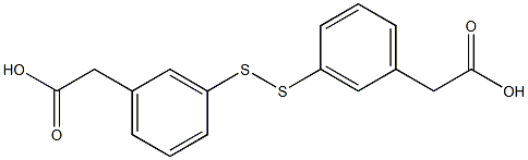 3,3'-dithiobis(phenylacetic acid)结构式