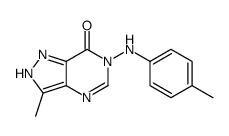 3-methyl-6-(4-methylanilino)-2H-pyrazolo[4,3-d]pyrimidin-7-one Structure