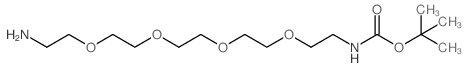 Boc-NH-PEG4-CH2CH2NH2 Structure