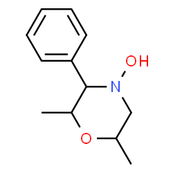 Morpholine, 4-hydroxy-2,6-dimethyl-3-phenyl- (9CI) structure