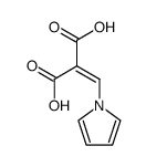 (1-Pyrrolylmethylen)malonsaeure Structure