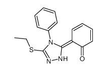 2-(5-(Ethylthio)-4-phenyl-4H-1,2,4-triazol-3-yl)phenol结构式