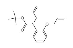 tert-butyl allyl[2-(allyloxy)phenyl]carbamate结构式