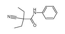 2-ethyl-2-cyano-butyric acid anilide结构式