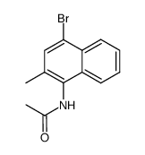 N-(4-bromo-2-methylnaphthalen-1-yl)acetamide Structure