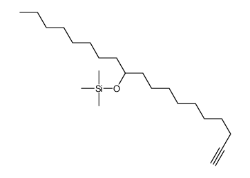 trimethyl(nonadec-18-yn-9-yloxy)silane Structure