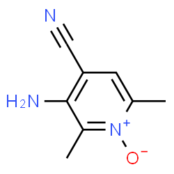 4-Pyridinecarbonitrile,3-amino-2,6-dimethyl-,1-oxide structure
